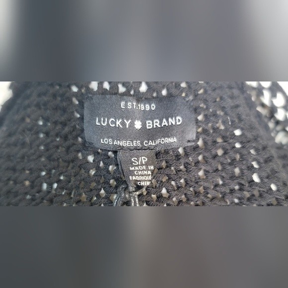 Lucky Brand Black Cardigan size Sm - Picture 5 of 6